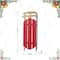 Glitzhome® 34.25" Wooden Christmas Red Sleigh Porch Decor